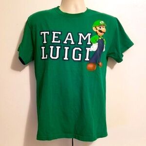 RARE NEW SEALED TEAM LUIGI Mario Brothers Nintendo T Shirt 2XL Original Pack